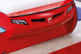 CARBED Кровать-машина Coupe с выдвижной кроватью Red 20.03.1306.00 в Камне-на-Оби - kamen-na-obi.katalogmebeli.com | фото 2
