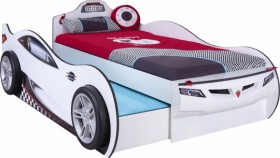 CARBED Кровать-машина Coupe с выдвижной кроватью White 20.03.1310.00 в Камне-на-Оби - kamen-na-obi.katalogmebeli.com | фото