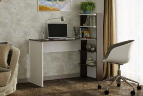 Компьютерный стол №3 (Венге/Белый) в Камне-на-Оби - kamen-na-obi.katalogmebeli.com | фото 1