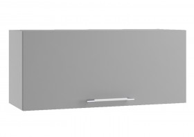 Корато ПГФ 800 шкаф верхний горизонтальный с фрезеровкой (Кварц бежевый/корпус Серый) в Камне-на-Оби - kamen-na-obi.katalogmebeli.com | фото