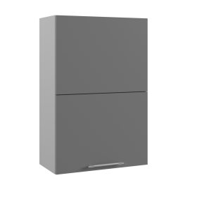 Корато ВПГПМ 600 шкаф верхний с подъемным механизмом высокий (Кварц бежевый/корпус Серый) в Камне-на-Оби - kamen-na-obi.katalogmebeli.com | фото