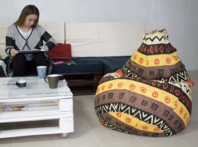 Кресло-груша Большое-Африка в Камне-на-Оби - kamen-na-obi.katalogmebeli.com | фото 4