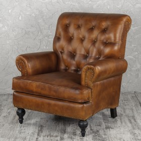 Кресло кожаное Чарльз в Камне-на-Оби - kamen-na-obi.katalogmebeli.com | фото
