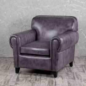 Кресло кожаное Элегант (Фиолетовый) в Камне-на-Оби - kamen-na-obi.katalogmebeli.com | фото