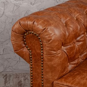 Кресло кожаное Лофт Честер (кожа буйвола) в Камне-на-Оби - kamen-na-obi.katalogmebeli.com | фото 5