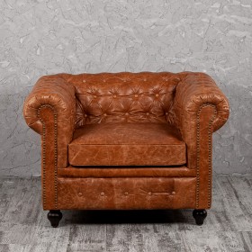 Кресло кожаное Лофт Честер (кожа буйвола) в Камне-на-Оби - kamen-na-obi.katalogmebeli.com | фото 7