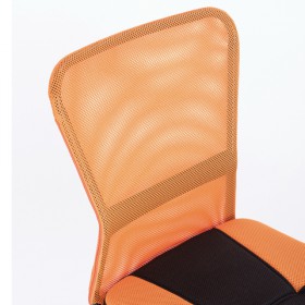 Кресло компактное BRABIX Smart MG-313 (черный, оранжевый) в Камне-на-Оби - kamen-na-obi.katalogmebeli.com | фото 4