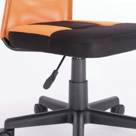 Кресло компактное BRABIX Smart MG-313 (черный, оранжевый) в Камне-на-Оби - kamen-na-obi.katalogmebeli.com | фото 5