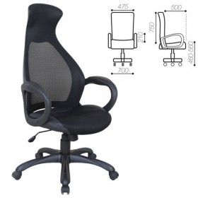 Кресло офисное BRABIX Genesis EX-517 (черное) в Камне-на-Оби - kamen-na-obi.katalogmebeli.com | фото