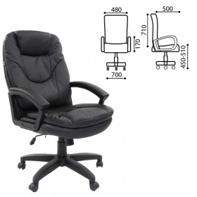 Кресло офисное BRABIX Trend EX-568 (черный) в Камне-на-Оби - kamen-na-obi.katalogmebeli.com | фото 1