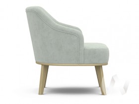 Кресло отдыха Комфорт-5 низкая спинка (бесцветный лак/FRESCA BRILLIANT) в Камне-на-Оби - kamen-na-obi.katalogmebeli.com | фото 2