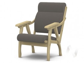 Кресло Вега-10 (бесцветный лак/ULTRA STONE) в Камне-на-Оби - kamen-na-obi.katalogmebeli.com | фото 1