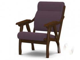 Кресло Вега-10 (орех лак/ULTRA PLUM) в Камне-на-Оби - kamen-na-obi.katalogmebeli.com | фото