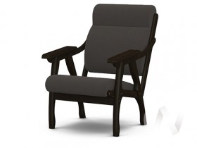 Кресло Вега-10 (венге лак/ULTRA GRAFIT) в Камне-на-Оби - kamen-na-obi.katalogmebeli.com | фото