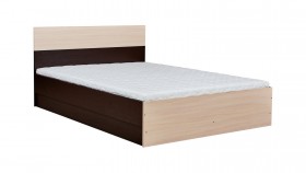 Кровать 0,8м Юнона с настилом (Венге / Дуб) в Камне-на-Оби - kamen-na-obi.katalogmebeli.com | фото 1