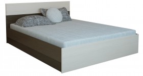 Кровать 0,8м Юнона с настилом (Венге / Дуб) в Камне-на-Оби - kamen-na-obi.katalogmebeli.com | фото 2