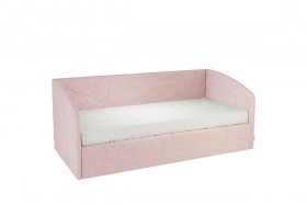 Кровать 0.9 Бест Софа (Нежно-розовый велюр) в Камне-на-Оби - kamen-na-obi.katalogmebeli.com | фото