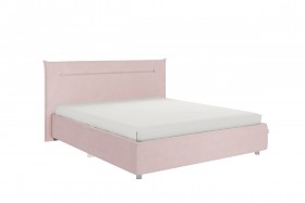 Кровать 1,6 Альба с основанием (Нежно-розовый велюр) в Камне-на-Оби - kamen-na-obi.katalogmebeli.com | фото