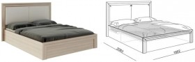 Кровать 1,6 Глэдис (М32) с подъемным механизмом Распродажа в Камне-на-Оби - kamen-na-obi.katalogmebeli.com | фото 2