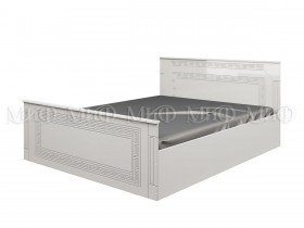 Кровать Афина-1 1,4 м (Белый/Белый глянец) в Камне-на-Оби - kamen-na-obi.katalogmebeli.com | фото 1
