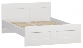 Кровать двухспальная Сириус 1600мм белый в Камне-на-Оби - kamen-na-obi.katalogmebeli.com | фото