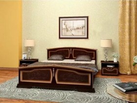 Кровать Елена из массива сосны 1600*2000 Орех в Камне-на-Оби - kamen-na-obi.katalogmebeli.com | фото 13