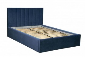 Кровать "Юнона" ш. 1600 (Н=1020мм) (ягуар нэви) в Камне-на-Оби - kamen-na-obi.katalogmebeli.com | фото