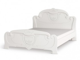 Кровать 1,6м Мария (Белый глянец) в Камне-на-Оби - kamen-na-obi.katalogmebeli.com | фото