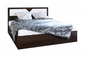 Кровать Николь 1.6 (Венге/Лиственница светлая) в Камне-на-Оби - kamen-na-obi.katalogmebeli.com | фото