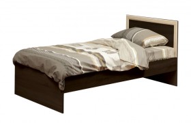 Кровать одинарная 21.55 (шир. 900) с настилом (венге/профиль дуб линдберг)/осн. в Камне-на-Оби - kamen-na-obi.katalogmebeli.com | фото