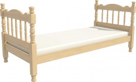 Кровать одинарная Аленка из массива сосны 800*1890 Сосна в Камне-на-Оби - kamen-na-obi.katalogmebeli.com | фото 3