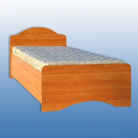 Кровать одинарная с ящиками 800-1 без матраса (круглые спинки) Вишня Оксфорд в Камне-на-Оби - kamen-na-obi.katalogmebeli.com | фото 2