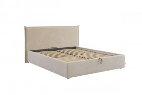 Кровать с подъемным механизмом Лада 160х200 см (графит (велюр)) в Камне-на-Оби - kamen-na-obi.katalogmebeli.com | фото 5