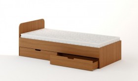Кровать с ящиками 900 (Бук темный) в Камне-на-Оби - kamen-na-obi.katalogmebeli.com | фото