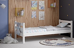 Кровать Соня Вариант 1 Белый полупрозрачный в Камне-на-Оби - kamen-na-obi.katalogmebeli.com | фото