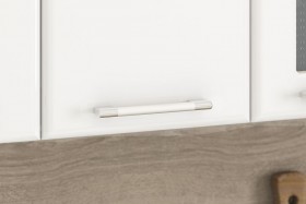 Кухонный гарнитур "Яна 2.2" белый/белый Кофе/зебрано в Камне-на-Оби - kamen-na-obi.katalogmebeli.com | фото 3