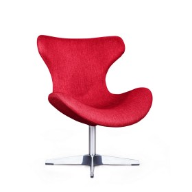 Лаунж кресло Vibe, рогожка красный в Камне-на-Оби - kamen-na-obi.katalogmebeli.com | фото