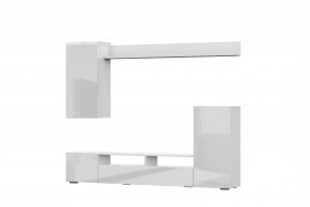 Мебель для гостиной МГС 4 (Белый/Белый глянец) в Камне-на-Оби - kamen-na-obi.katalogmebeli.com | фото 7