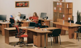 Мебель для персонала Рубин 42 Светлый миланский орех в Камне-на-Оби - kamen-na-obi.katalogmebeli.com | фото