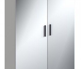 Милан СБ-3257 Шкаф 2 дверный Серый в Камне-на-Оби - kamen-na-obi.katalogmebeli.com | фото 3