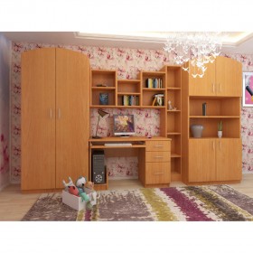 Детская Мишутка Комплект мебели (Вишня оксфорд) в Камне-на-Оби - kamen-na-obi.katalogmebeli.com | фото