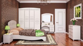 Модульная спальня Каролина в Камне-на-Оби - kamen-na-obi.katalogmebeli.com | фото