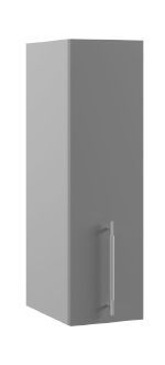 Монца ВП 200 шкаф верхний высокий (Кварц черный/корпус Серый) в Камне-на-Оби - kamen-na-obi.katalogmebeli.com | фото