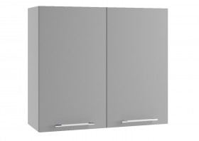 Монца ВП 800 шкаф верхний высокий (Кварц черный/корпус Серый) в Камне-на-Оби - kamen-na-obi.katalogmebeli.com | фото