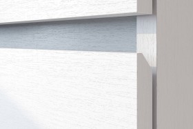 Модульная система "Токио" Тумба прикроватная Белый текстурный / Белый текстурный в Камне-на-Оби - kamen-na-obi.katalogmebeli.com | фото 4