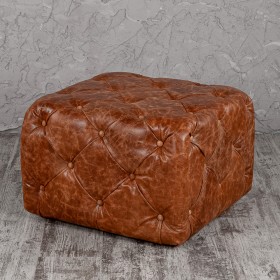 Пуф Лофт Софт (коричневый) в Камне-на-Оби - kamen-na-obi.katalogmebeli.com | фото