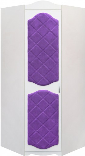 Шкаф угловой Иллюзия 32 Фиолетовый в Камне-на-Оби - kamen-na-obi.katalogmebeli.com | фото