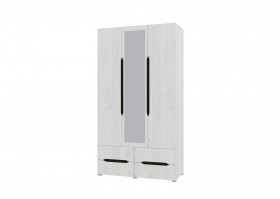 Шкаф 3-х створчатый с ящиками и зеркалом Вега (Прованс) в Камне-на-Оби - kamen-na-obi.katalogmebeli.com | фото