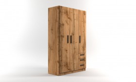 Шкаф 3-х створчатый с ящиками Шервуд (Дуб Вотан) в Камне-на-Оби - kamen-na-obi.katalogmebeli.com | фото