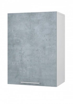 Шкаф 45 с фасадом Лофт (Камень Оленна/Белый) в Камне-на-Оби - kamen-na-obi.katalogmebeli.com | фото
